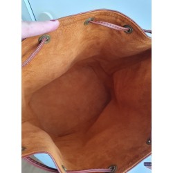 Louis Vuitton Grand Sac Noé Epi Leder Cognac Braun.