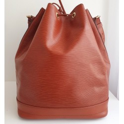 Louis Vuitton Grand Sac Noé Epi Leder Cognac Braun.