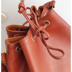 Louis Vuitton Grand Sac Noé Epi Leder Cognac Braun.