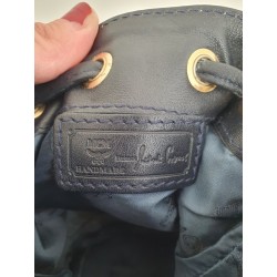 MCM Beuteltasche Klein Weiss-Dunkel