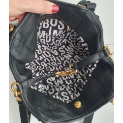 Marc Jacobs Henkel/Umhängetasche Medium Soft Leder Schwarz