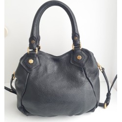 Marc Jacobs Henkel/Umhängetasche Medium Soft Leder Schwarz