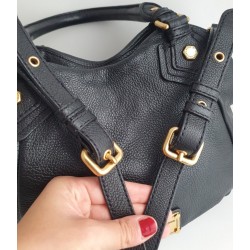 Marc Jacobs Henkel/Umhängetasche Medium Soft Leder Schwarz